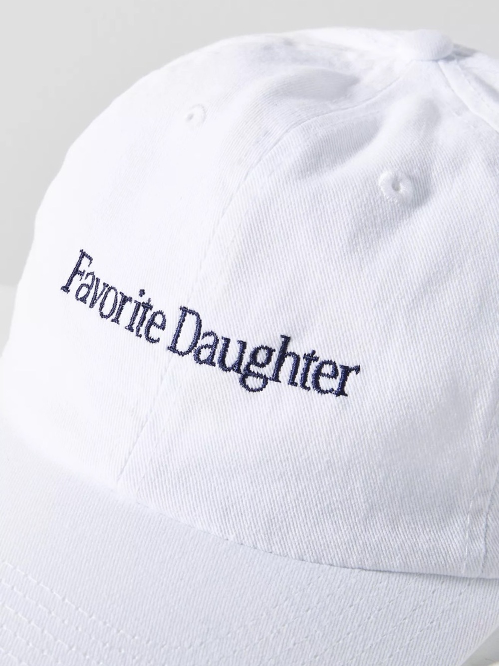 NWT Anthropologie Favorite Daughter Baseball Cap in White - Picture 4 of 5